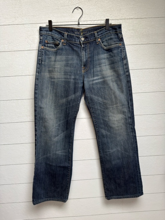 7 For All Mankind Other - 7 For All Mankind 7FAM Mens Bootcut Jeans Y2K Medium Wash Faded Denim Size 34